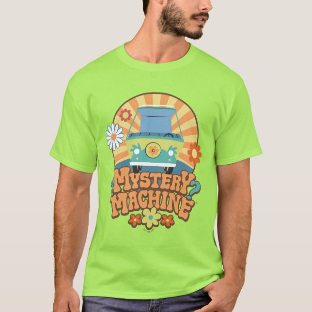 Camiseta Mystery Machine Van Floral Graphic (Anverso)