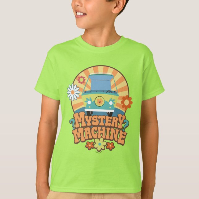 Camiseta Mystery Machine Van Floral Graphic (Anverso)
