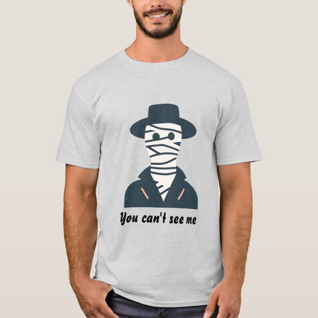 Camiseta Mystery Mummy Noir (Anverso)