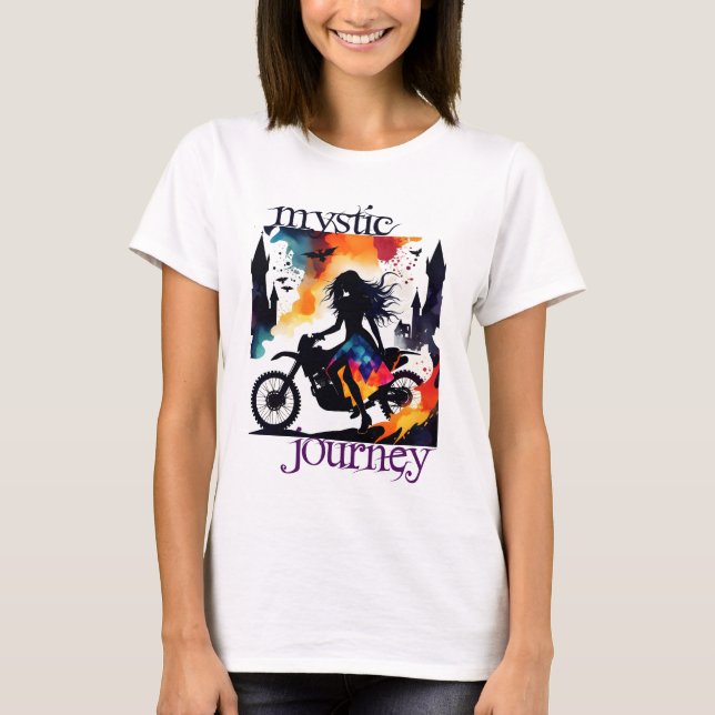 Camiseta Mystic Biker's Journey (Anverso)