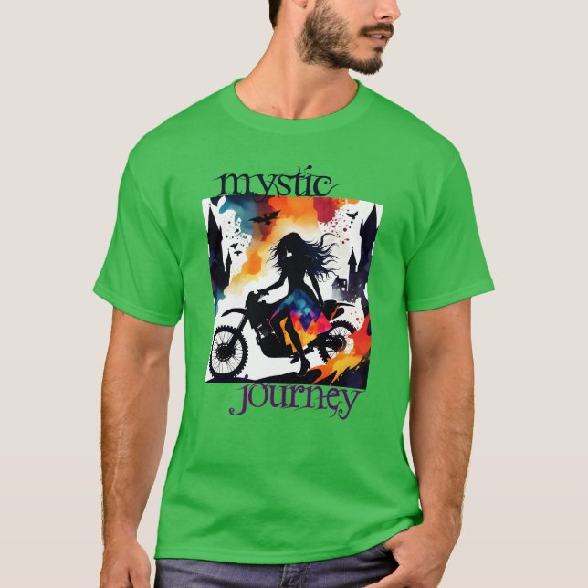 Camiseta Mystic Biker's Journey (Anverso)