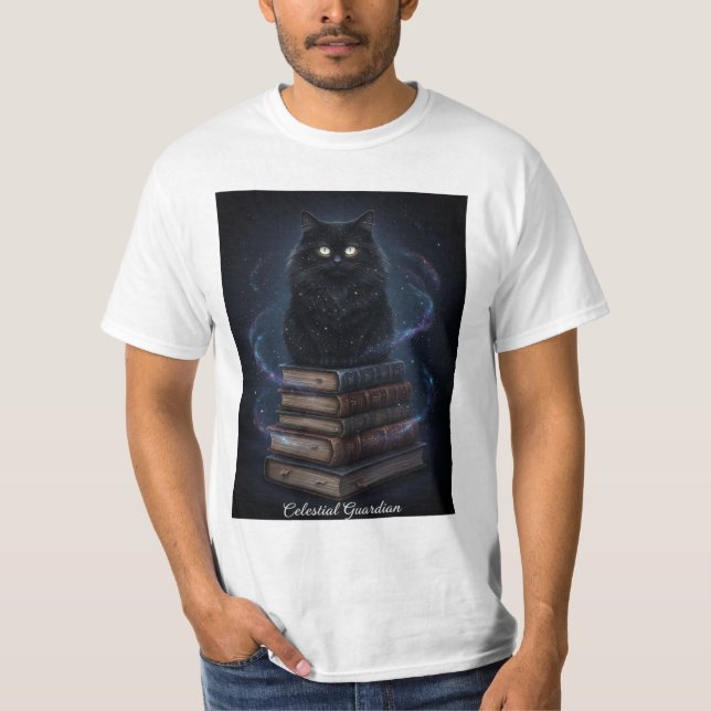 Camiseta Mystic Black Cat Celestiation T-Shirt (Anverso)