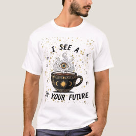 Camiseta Mystic Coffee Crystal Ball Tee – Latte Vibes Only