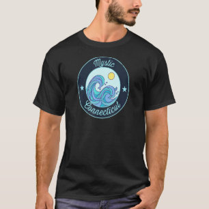 Camiseta Mystic Ct Connecticut Souvenir Surfer Gra
