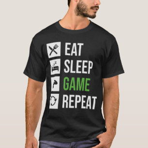 Camiseta Mystic Eat Sleep Game Gym Tee T-Shirt