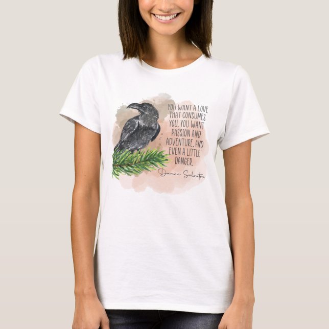 Camiseta Mystic Falls Damon Salvatore Cita Shirt (Anverso)