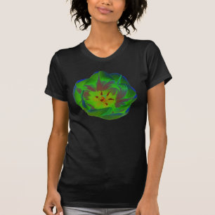 Camiseta Mystic Green Tulip Ladies T