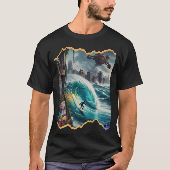 Camiseta Mystic H2O el último surfista del apocalipsis (Anverso)