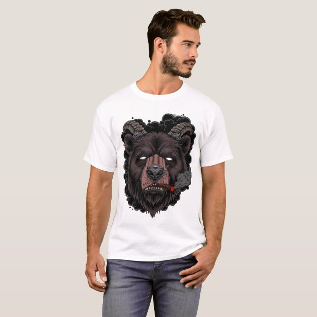 Camiseta Mystic Horned Bear  (Anverso completo)
