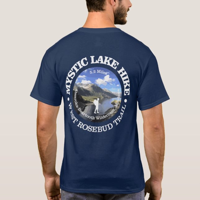 Camiseta Mystic Lake Hike (rd) (Reverso)