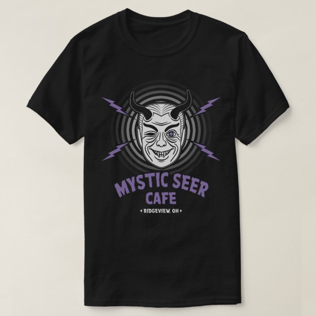 Camiseta Mystic Seer Cafe (Diseño del anverso)