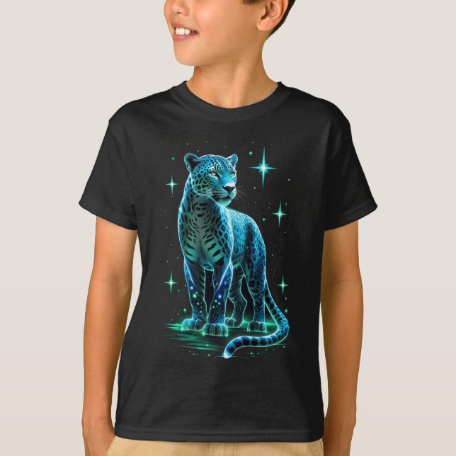Camiseta Mystical Blue Energy Jaguar T-Shirt (Anverso)