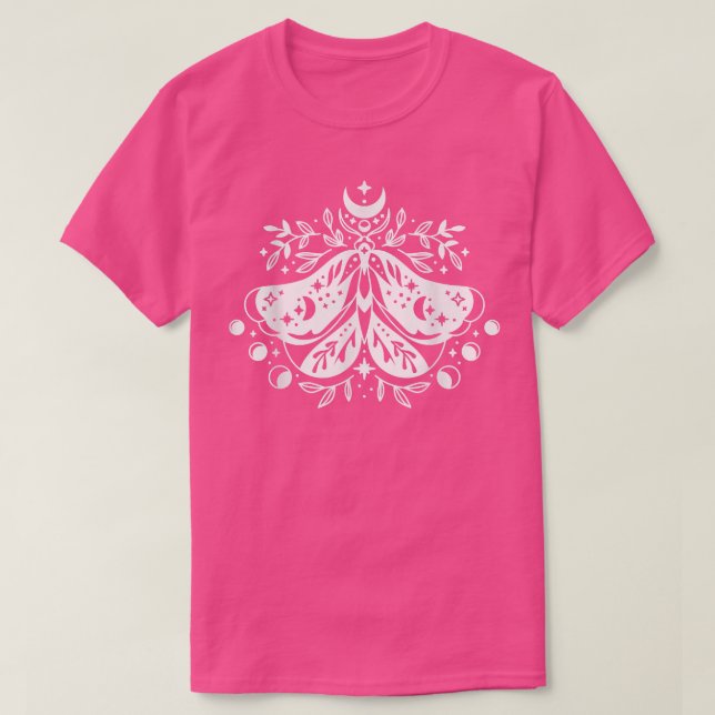 Camiseta Mystical Boho Moth Celestial 122 (Diseño del anverso)