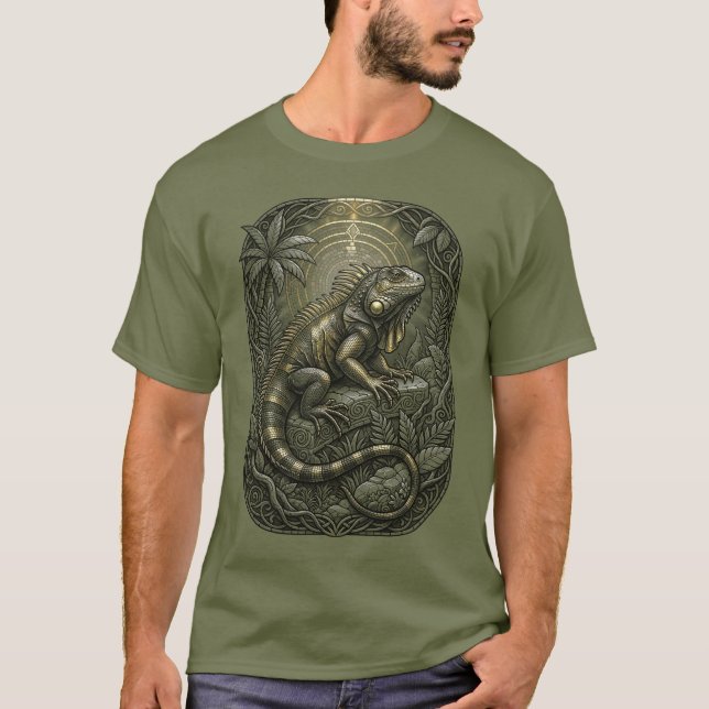 Camiseta Mystical Iguana (Anverso)