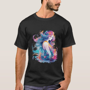 Camiseta Mystical Mermaid Underwater Abstrates