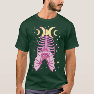 Camiseta Mystical Witch Bat Esoteric Magic Night Halloween2