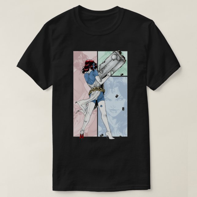 Camiseta Mystique (Diseño del anverso)