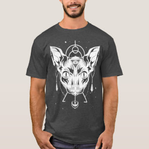 Camiseta Mythology Pagan Sphynx Cat Wicca Witch Oc