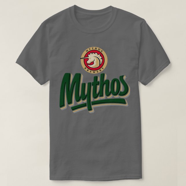 CAMISETA MYTHOS BREWERY T (Diseño del anverso)