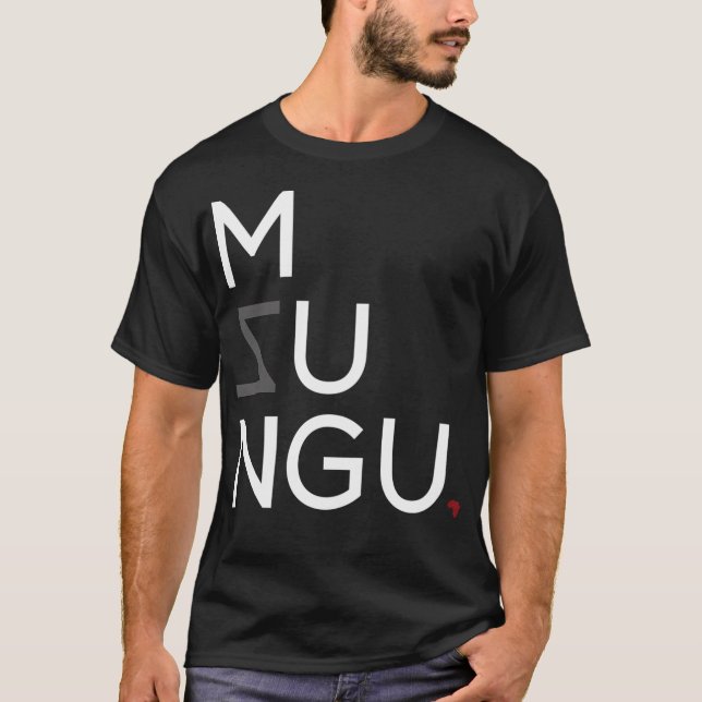 Camiseta Mzungu (Anverso)