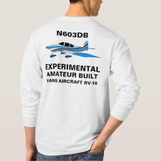 Camiseta N603DB Azul con texto