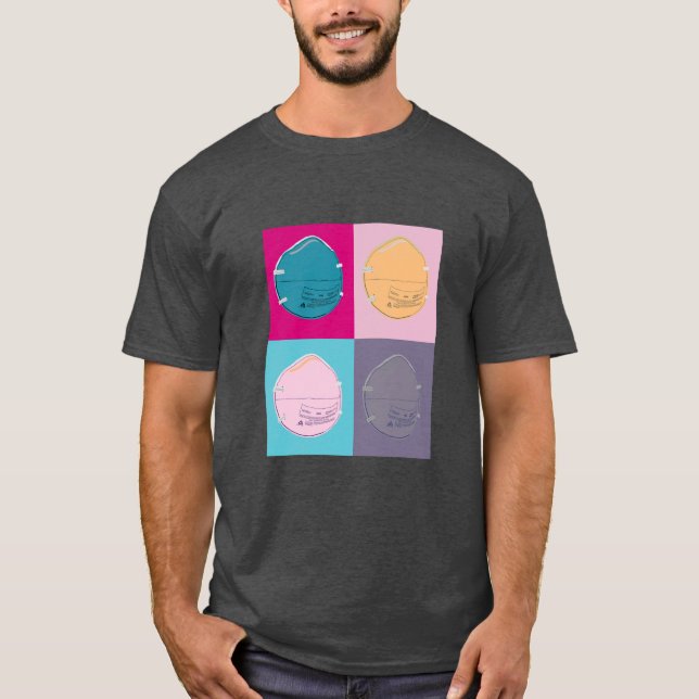 Camiseta N-95 Máscaras Pop Art Style (Anverso)