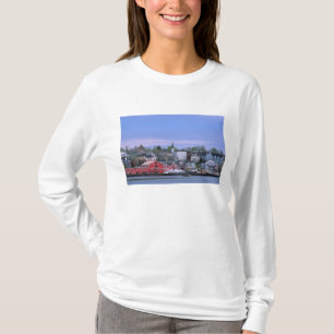 Camiseta N.A. Canadá, Nueva Escocia. Una vista de Lunenburg