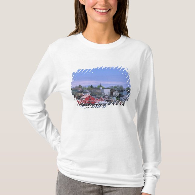 Camiseta N.A. Canadá, Nueva Escocia. Vistas a Lunenburg, un (Anverso)