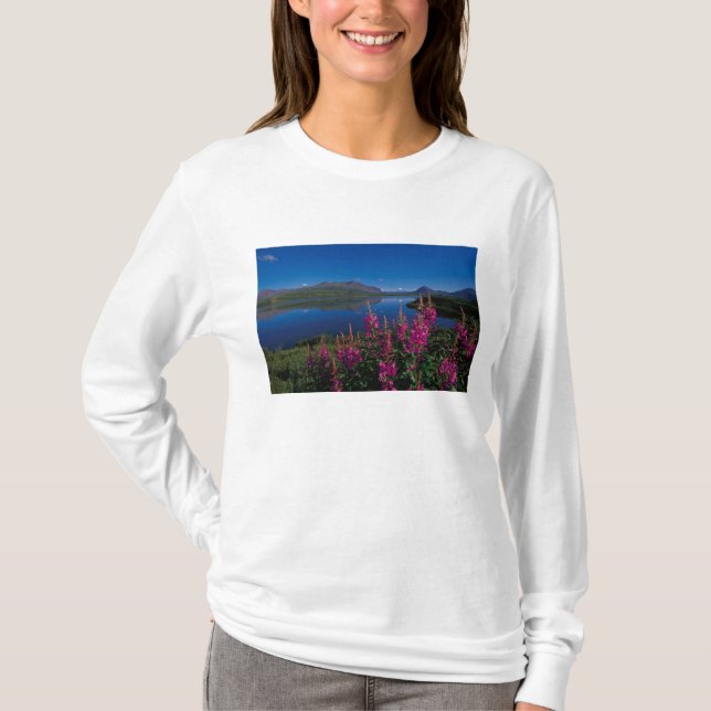 Camiseta N.A., EE. UU., Alaska, Alaska Range Común (Anverso)