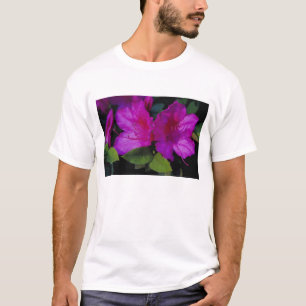 Camiseta N.A. EE. UU., Georgia, Savannah. Azalea en flor.