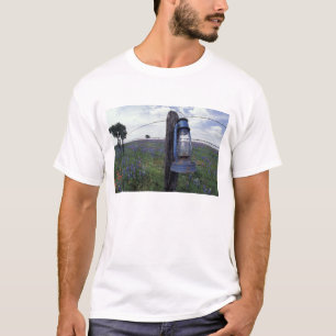 Camiseta N.A., EE. UU., Texas, Llano, Farol azul, Roble
