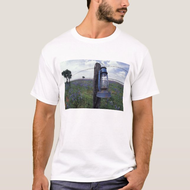 Camiseta N.A., EE. UU., Texas, Llano, Farol azul, Roble (Anverso)
