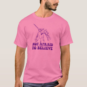Camiseta N.A.U.B no asustado creer unicornio