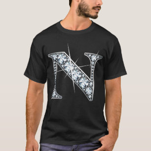 Camiseta "N" Diamond Bling T-Shirt