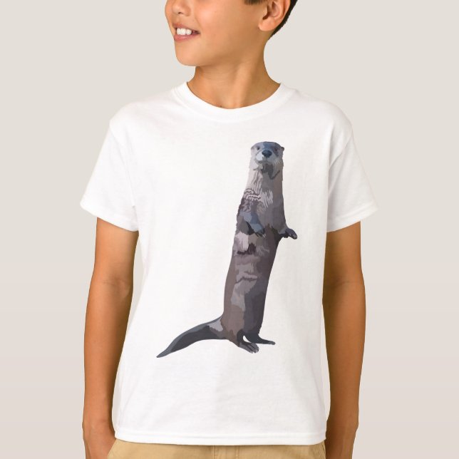Camiseta N es para el río Otter Norteamericano (Anverso)