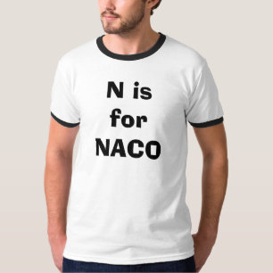 Camiseta N está para NACO