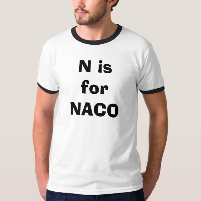 Camiseta N está para NACO (Anverso)