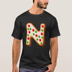 Camiseta N Navidades de capital más guapos Carta alfabética
