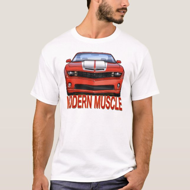 Camiseta N ROJA CAMARO.png BLANCO (Anverso)