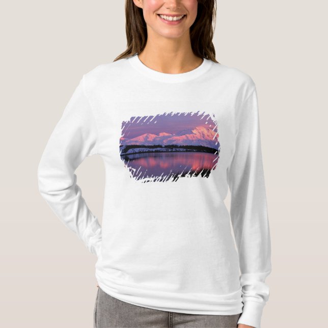 Camiseta NA, EE. UU., Alaska, Parque Nacional Denali, Mt. M (Anverso)