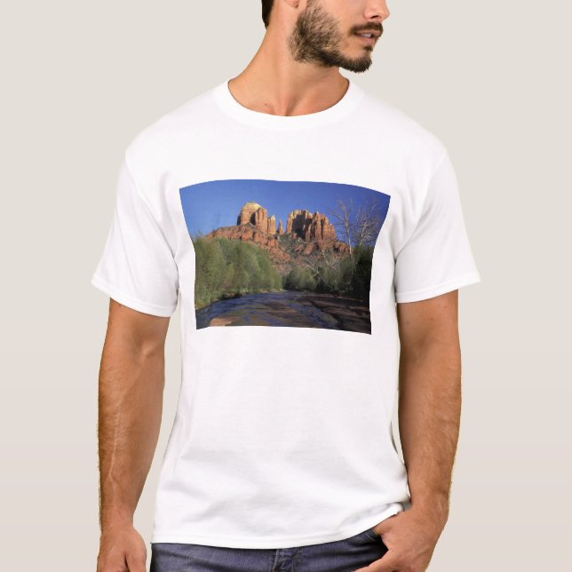 Camiseta NA, EE.UU., Arizona, Sedona. Roca y roble de la ca (Anverso)