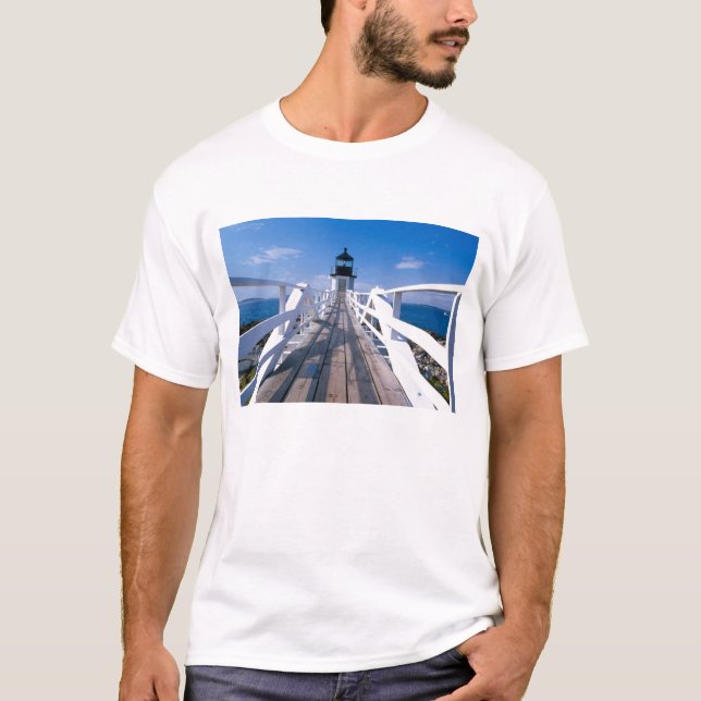 Camiseta NA, EE. UU., Maine, Port Clyde. Marshall Point 2 (Anverso)