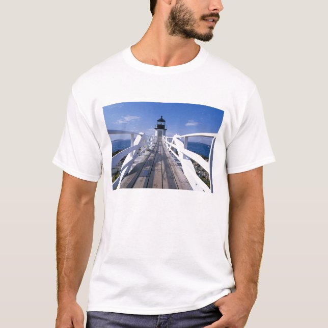 Camiseta NA, EE.UU., Maine, Port Clyde.  Punto Marshall 2 (Anverso)