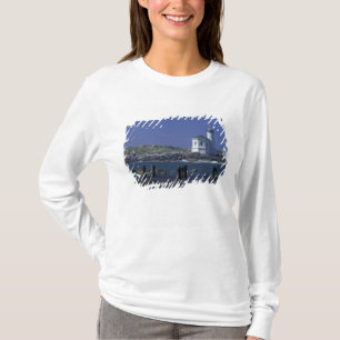 Camiseta NA, EE. UU., Oregón, Bandon, Faro de Coquille