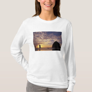 Camiseta NA, EE.UU., Oregon, Costa de Oregón, Canon Beach 