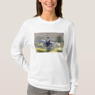 Camiseta NA, EE. UU., Oregón, Seneca, Ponderosa Ranch, Vaqu