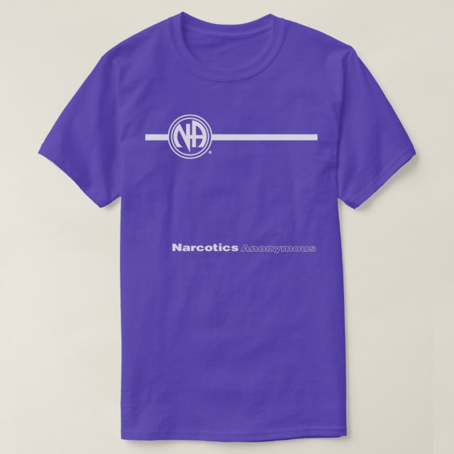 Camiseta NA Libro básico de texto Narcóticos regalo anónimo (Diseño del anverso)