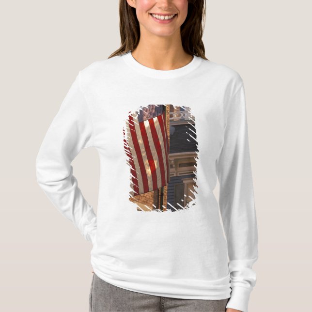 Camiseta NA, los E.E.U.U., Massachusetts, isla de (Anverso)