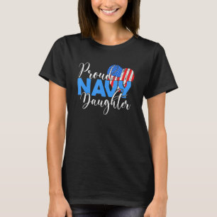 Camiseta Na vy Orgullosa hija de EE.UU. Na vy Daughter Mo