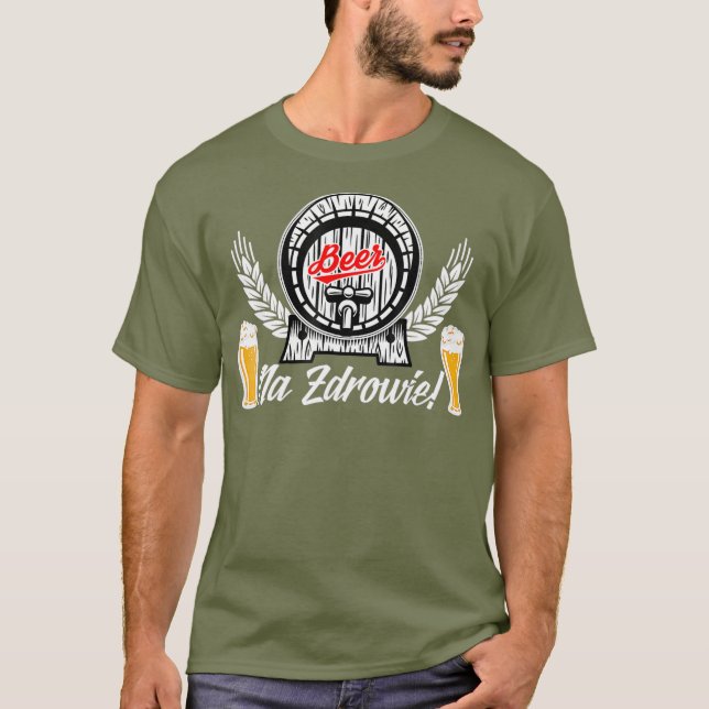 Camiseta Na Zdrowie Polish Beer Drinking  Polska (Anverso)
